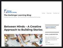 Tablet Screenshot of custom-learning-blog.harbingergroup.com